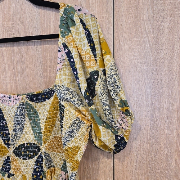 Multicolor Patchwork Dress - Picture 5 of 7